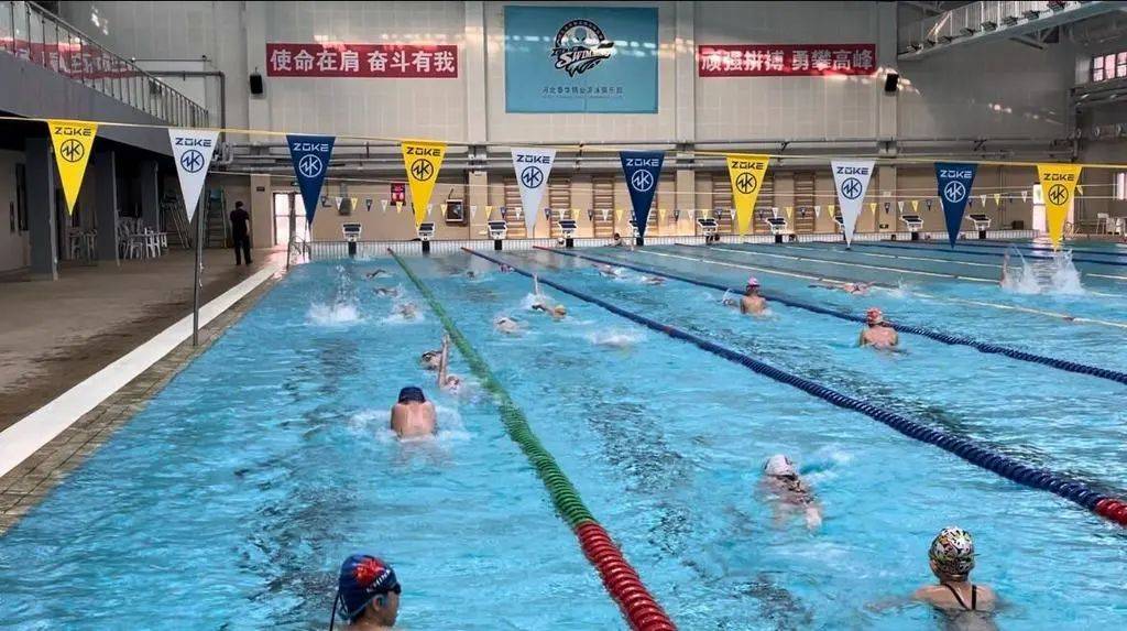 泳池冬训迎新年：河北泰华锦业的热闹景象，冬训中的新年：河北泰华锦业游泳俱乐部见闻