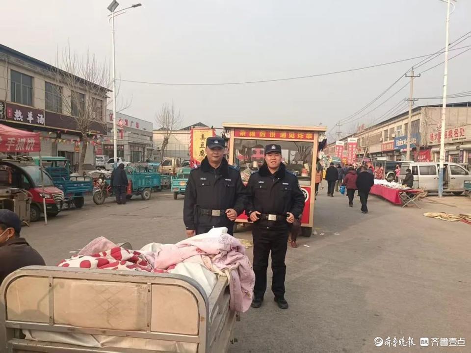 赶大集遇东阿公安：平安就在身边