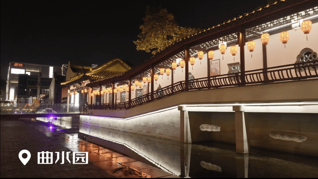 青浦区盈浦街道：灯光秀点亮新春夜，新春佳节，盈浦街道灯光秀演绎梦幻视觉盛宴