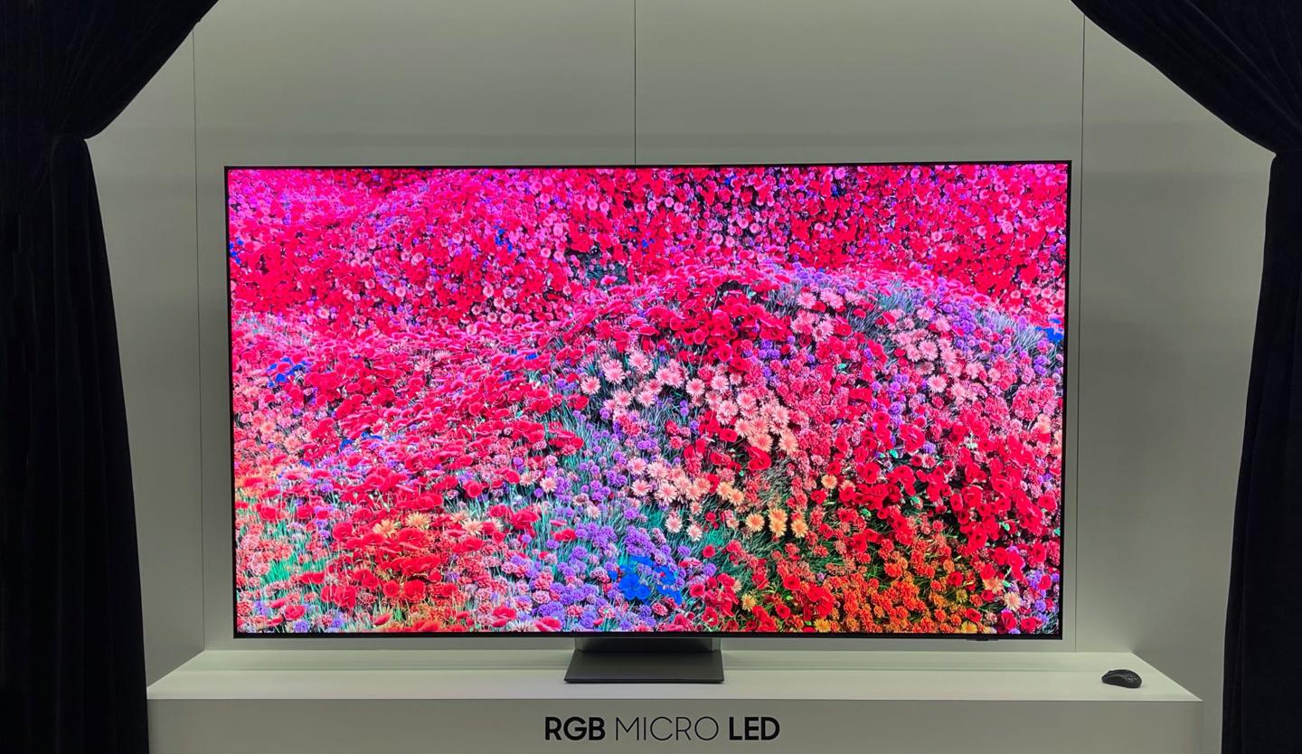 三星CES 2025展出RGB Micro LED电视原型