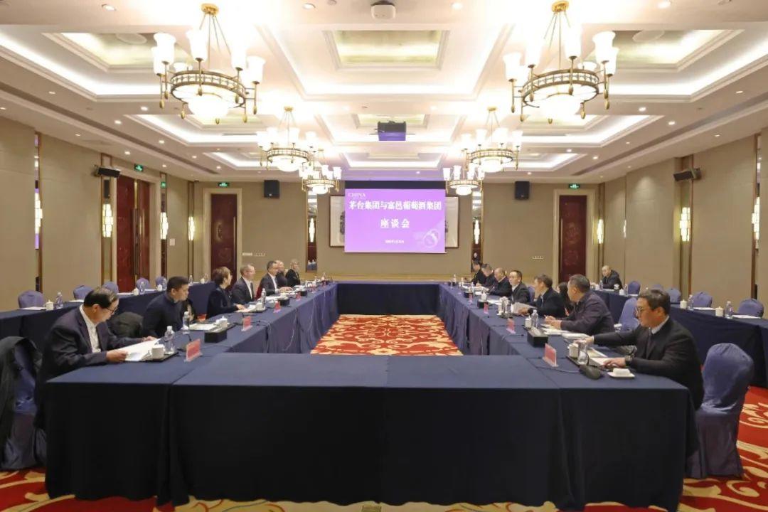 茅台和富邑葡萄酒集团会面：探讨品牌国际化之路，张德芹与唐沐今座谈：茅台和富邑葡萄酒国际化交流