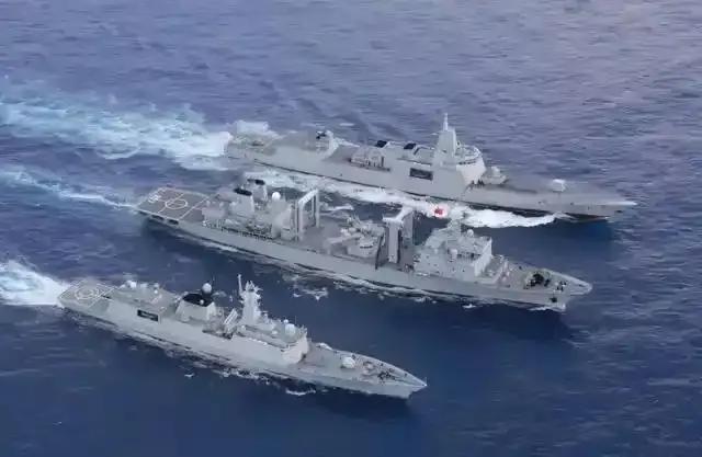 法美日在菲律宾海演习，中国如何应对？