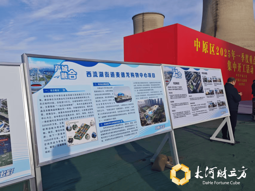 2025年郑州市中原区一季度重点产业项目集中开工，麦德龙购物中心项目在列