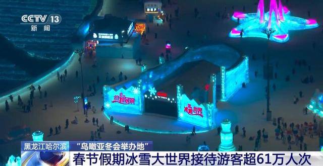 亚冬会将至，夜探哈尔滨的冰雪奇幻之旅，夜航“冰城”：哈尔滨的亚冬会前夕盛景