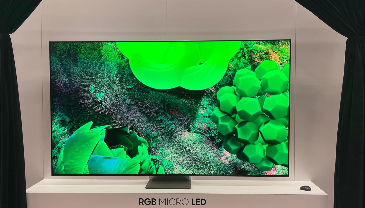 三星CES 2025展出RGB Micro LED电视原型