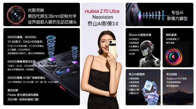 努比亚Z70 Ultra：新一代旗舰手机震撼登场 努比亚Z70 Ultra来袭，全方位解读新机
