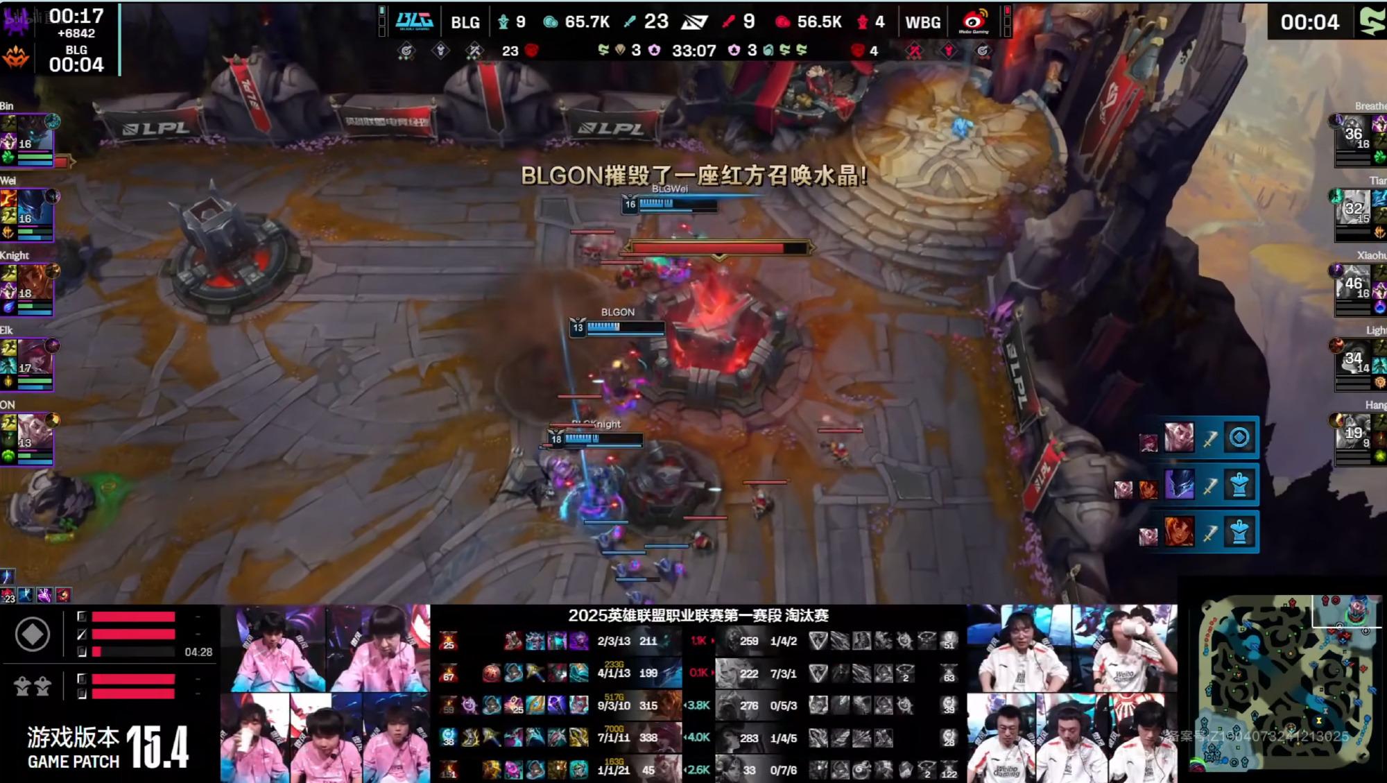 惊爆！LPL败者组BLG 3 - 1击败WBG