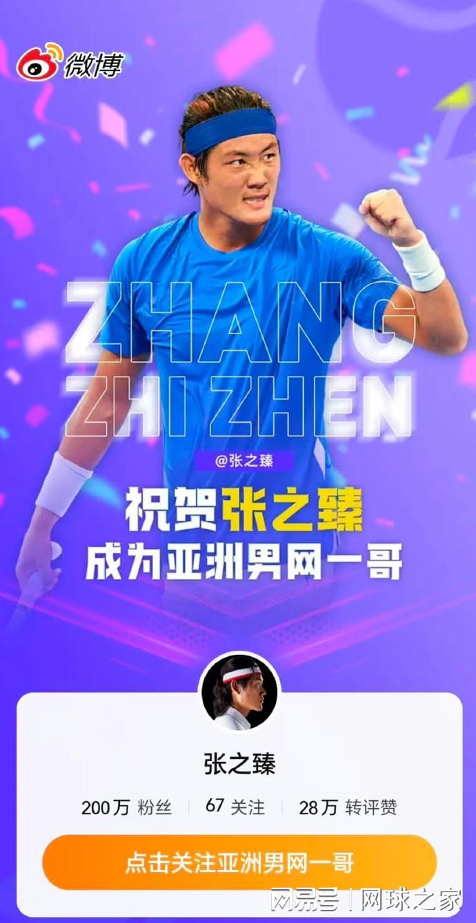 探秘张之臻：中国首位亚洲男单第一的网球之旅，张之臻：创造中国男网历史的亚洲新一哥
