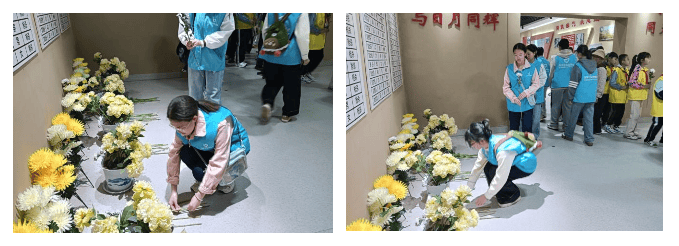 诸城石桥子镇青少年清明祭先烈，共铸爱国魂