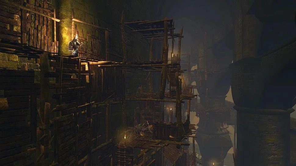 探秘FromSoftware：黑暗之魂病村场景仅用十块木头构建 FromSoftware：素材复用的大师，黑暗之魂病村是个例子