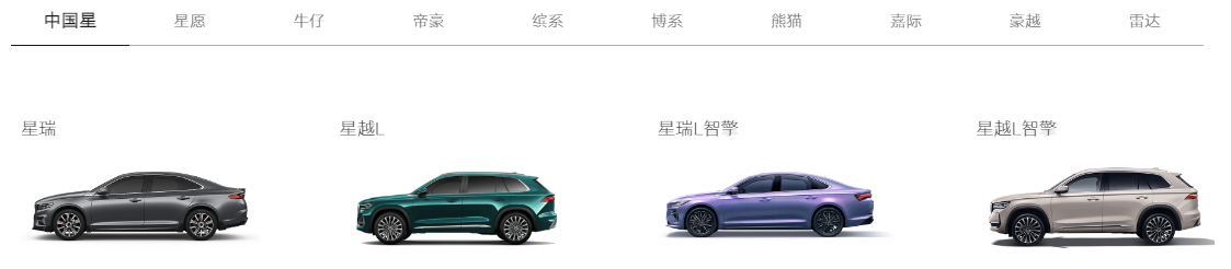 吉利战略布局升级：睿蓝汽车融入中国星序列 睿蓝汽车整合入吉利，中国星序列将添新成员