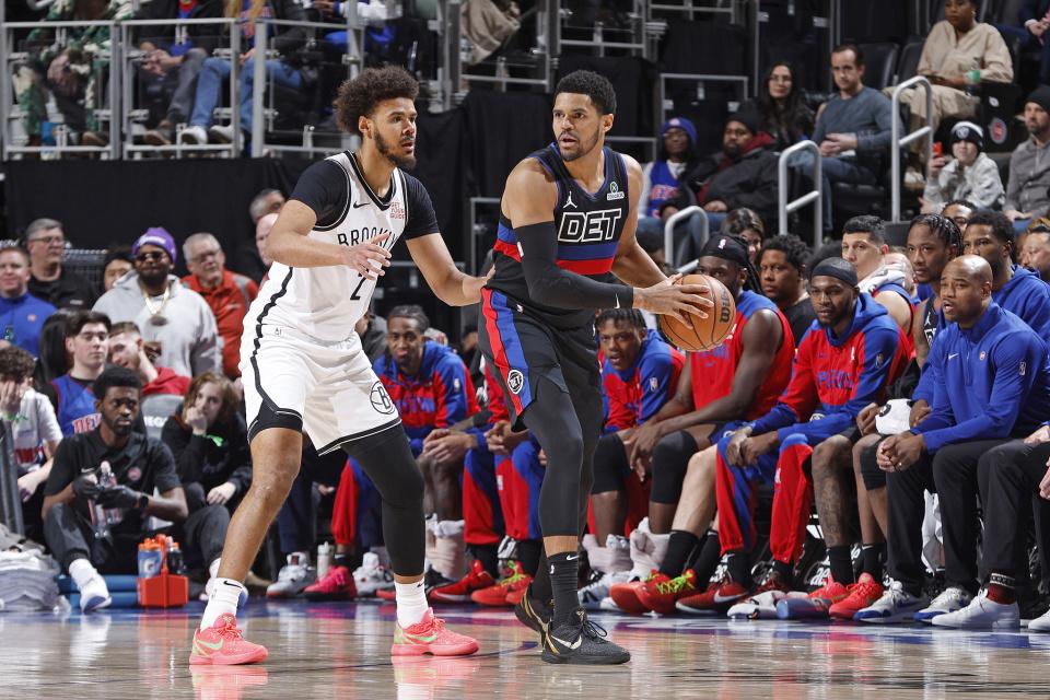 NBA常规赛：活塞领先25分后险被篮网翻盘，最终大胜，活塞末节发力：比斯利被驱逐仍助球队大胜篮网
