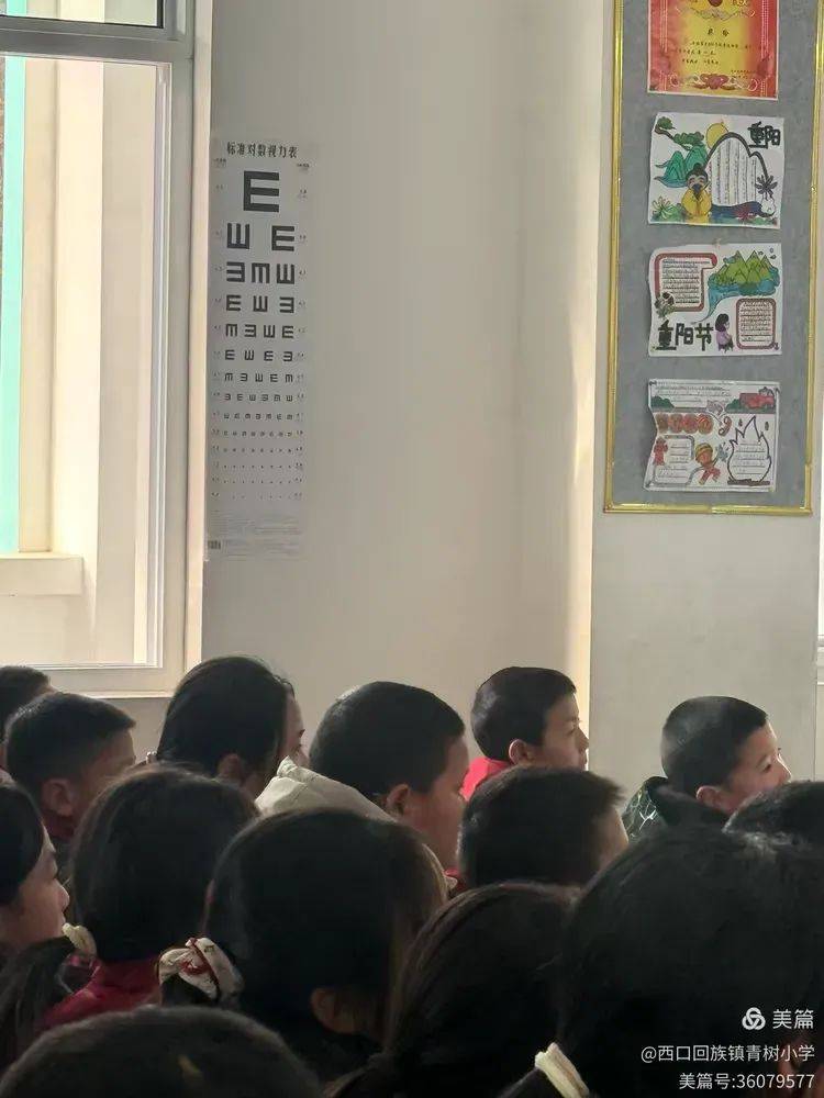 小学生近视防控宣讲会：为孩子视力健康“护航”，西口回族镇青树小学：点亮孩子“睛”彩视界