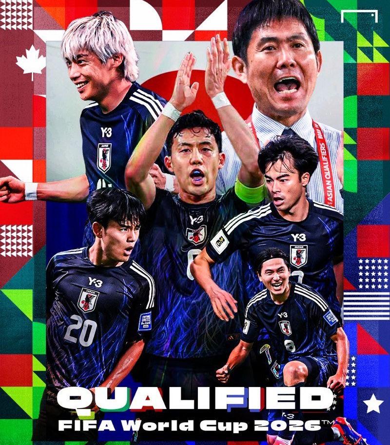 日本首进2026世界杯，国足争二出线希望渺茫 日本提前三轮晋级，国足世界杯之路再遇阻碍