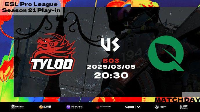 ESL S21 Play - in：TYLOO与FlyQuest的热血对抗，中国战队TYLOO在ESL S21的逆袭之旅