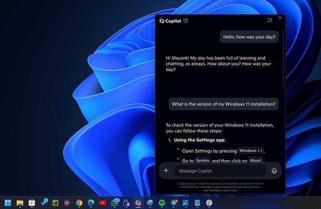 Copilot于Win11重生：不再是网页组件，Copilot新应用于Win11：比ChatGPT好用