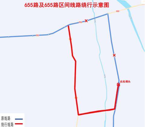 655路、58路公交调整，施工绕行方案公布