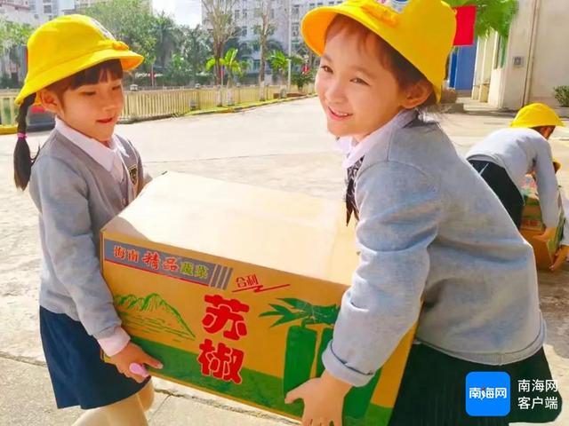 万宁：小朋友参与助农，辣椒免费送暖人心，万宁助农活动：童心传递爱心，免费送辣椒
