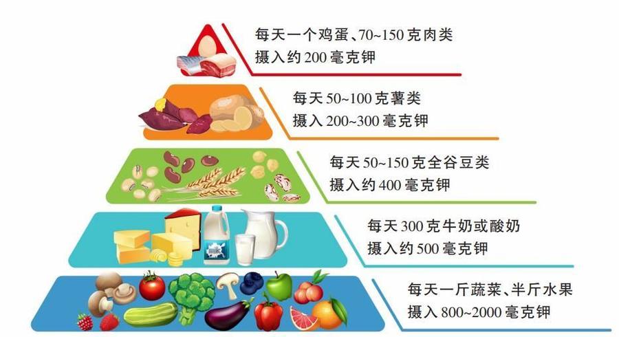 营养专家的补钾金字塔，为心血管护航，补钾：被忽视的心血管保护神