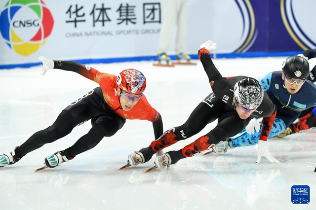 3月16日北京赛场上，孙龙短道1000米A组决赛获第五