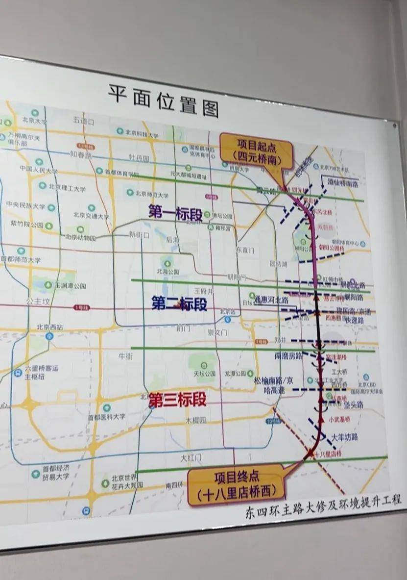 年内可期！东四环大修将带来通行与环境的双重惊喜，东四环大修启动，道路性能、通行效率、夜景照明全面升级