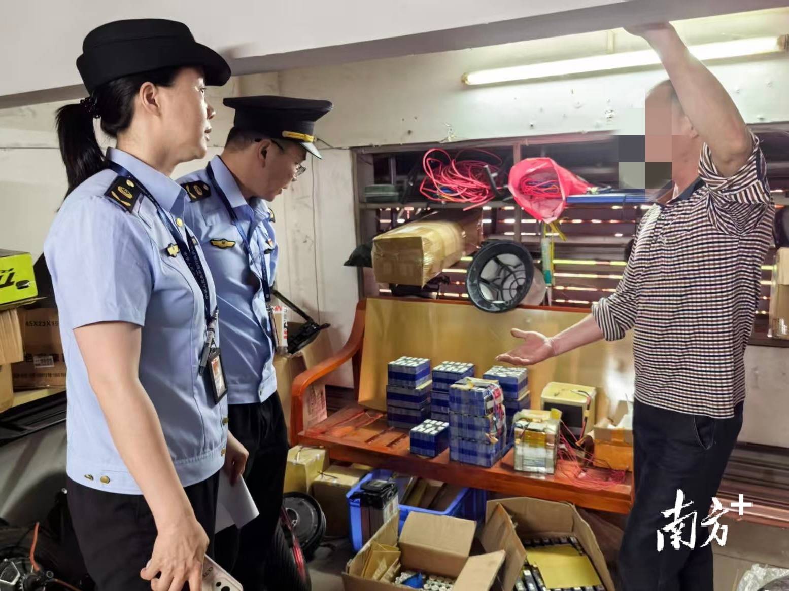 番禺区市场监管局严打电动自行车电池乱象