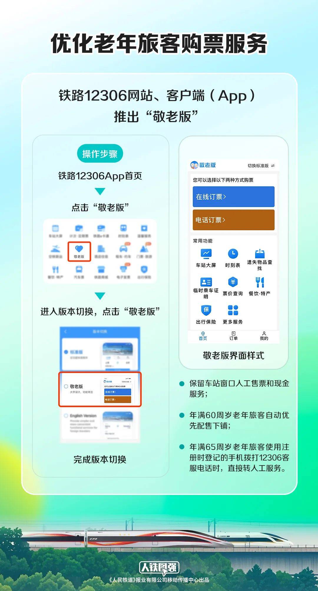 国铁为老年旅客再添福利，银发经济发展注入新活力