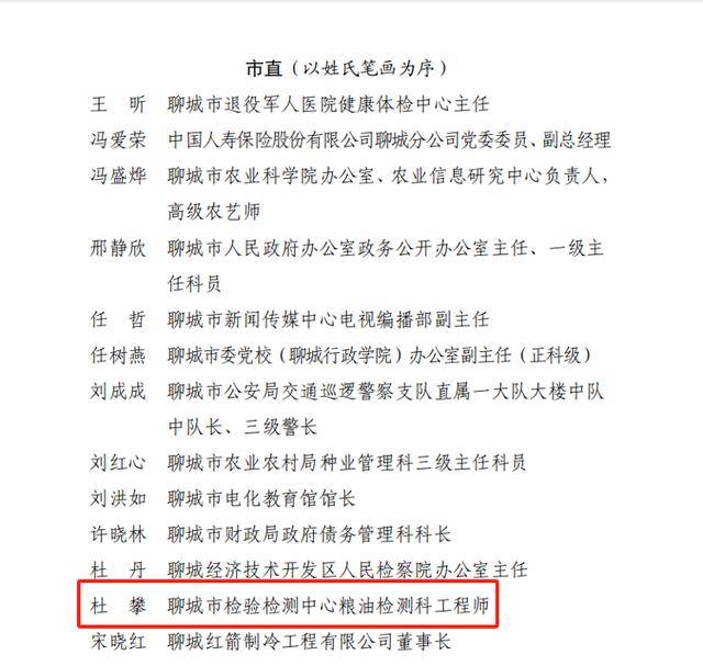 喜讯！聊城杜攀入选2024三八红旗手，为检测事业添彩，2024聊城三八红旗手揭晓，检验检测中心杜攀载誉而归