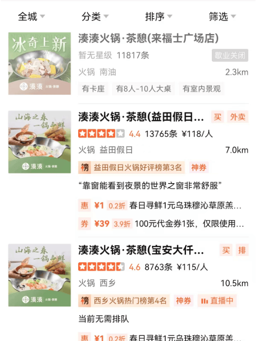 湊湊、呷哺呷哺等火锅品牌，2025年何去何从？