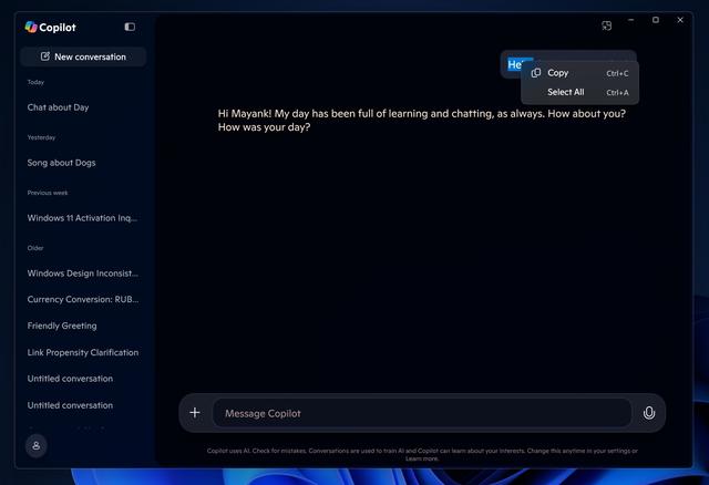 Copilot于Win11重生：不再是网页组件，Copilot新应用于Win11：比ChatGPT好用