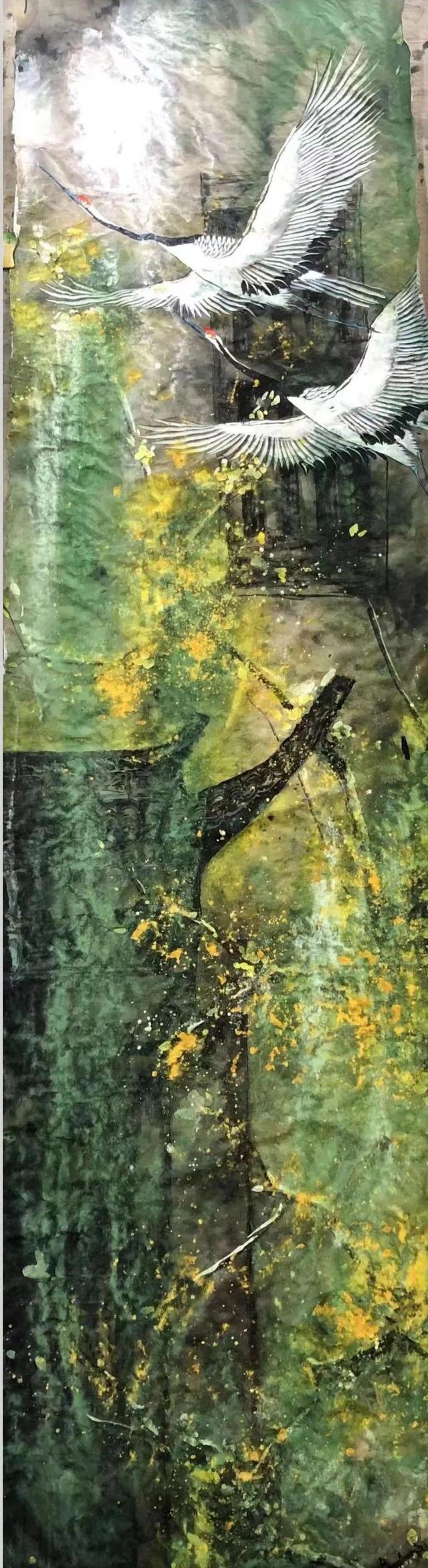 走进赵治平：水墨重彩花鸟展现的心路历程，赵治平的艺术世界：水墨重彩花鸟的独特魅力