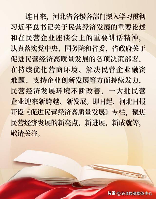 政策春风拂，河北民营企业焕发生机与活力