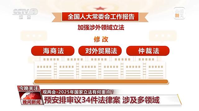 2025年国家立法“发力点”：多领域法律案预安排审议，2025立法前瞻：众多领域法律案待审议