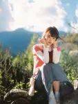 大理樱花树下，模特与美景成就浪漫写真 大理樱花写真，带你邂逅绝美春日