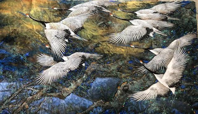 赵治平与他的水墨重彩花鸟画：传统与现代的交融