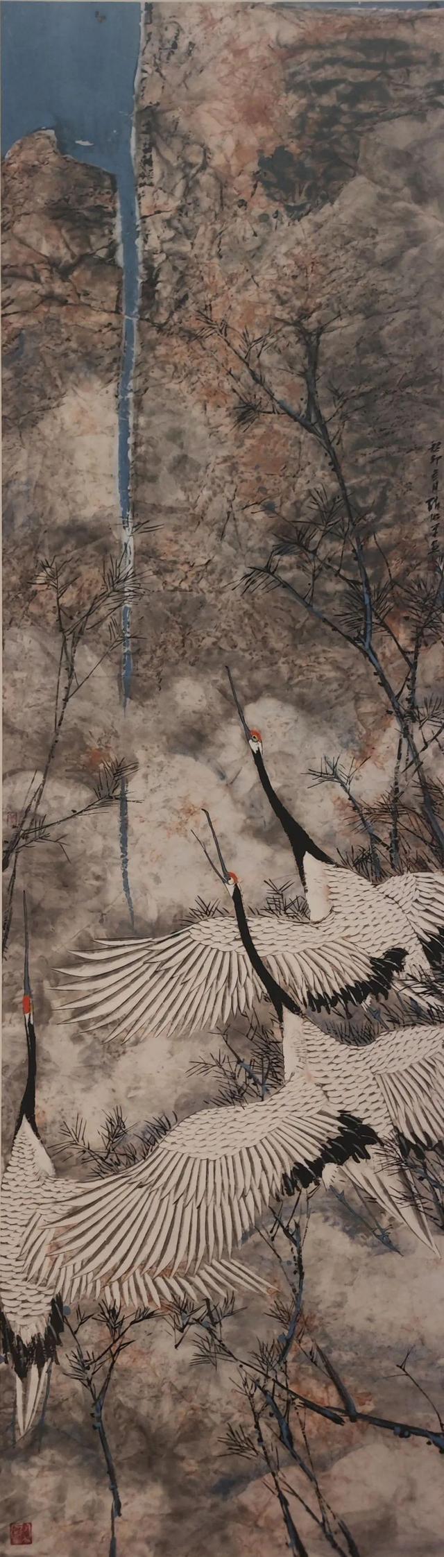 赵治平与他的水墨重彩花鸟画：传统与现代的交融