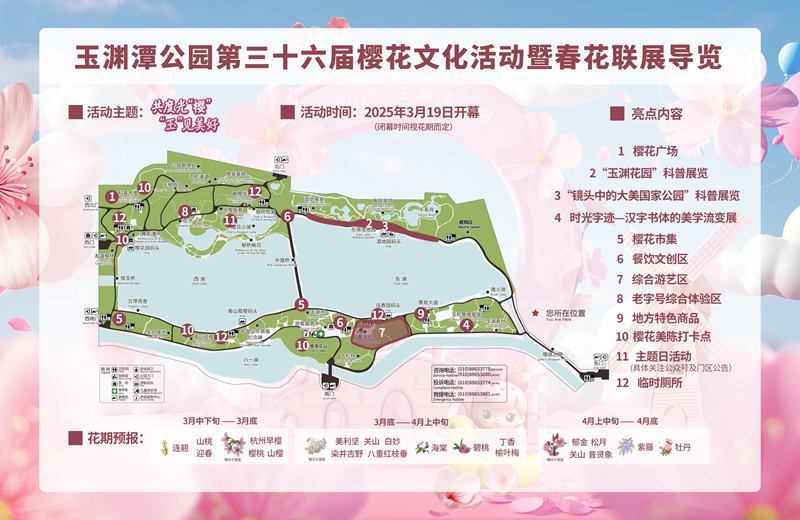4. 北京樱花季拉开帷幕，玉渊潭公园打造春日浪漫！，5. 相约北京樱花季，玉渊潭公园解锁春日新玩法！