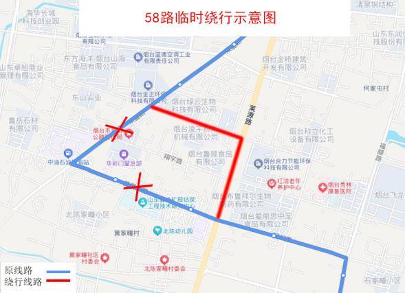 655路、58路公交调整，施工绕行方案公布